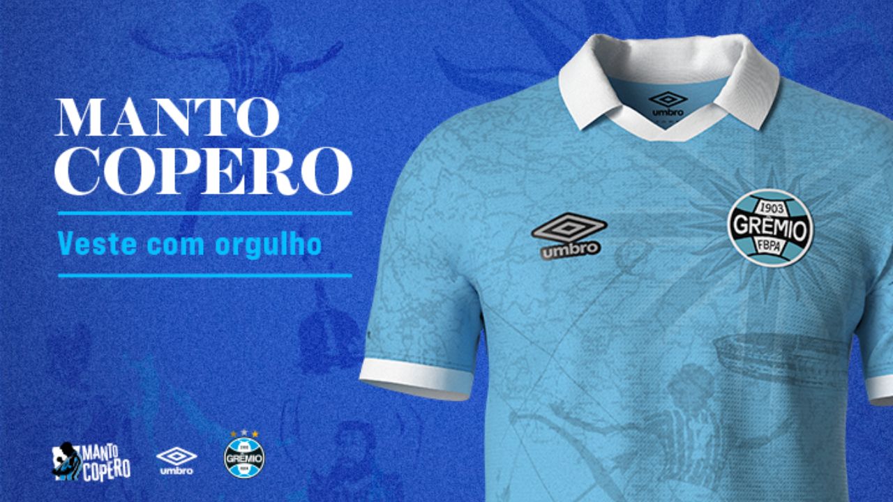 Grêmio divulga vencedor do Manto Copero e forma de adquirir a camisa