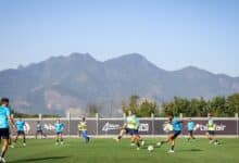 Grêmio treino para encarar o Fluminense