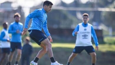 treino do Grêmio para encarar o Fluminense