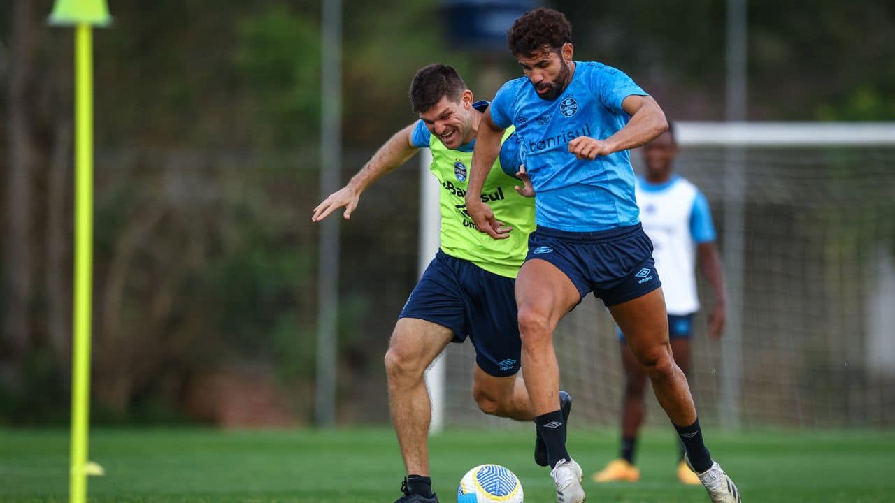 Treino Kannemann e Diego Costa Grêmio