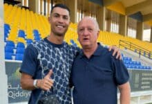 Cotado para ser coordenador no Grêmio, Felipão visita Cristiano Ronaldo