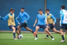 jogadores treino Grêmio