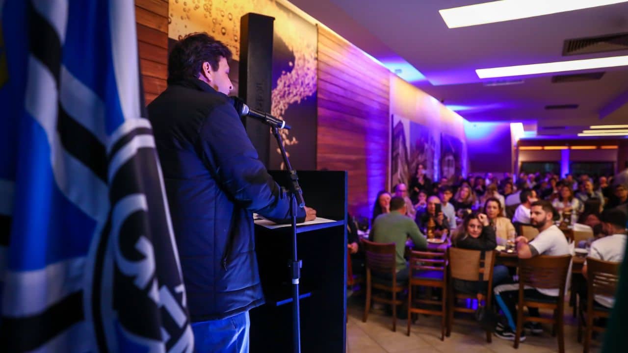 Grêmio realiza jantar comemorativo com cobertura do Portal do Gremista.