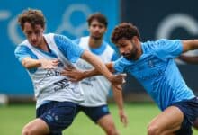 portaldogremista.com.br os jogadores da base do gremio que estao treinando no profissional jogadores da base gremio treinando profissional 1