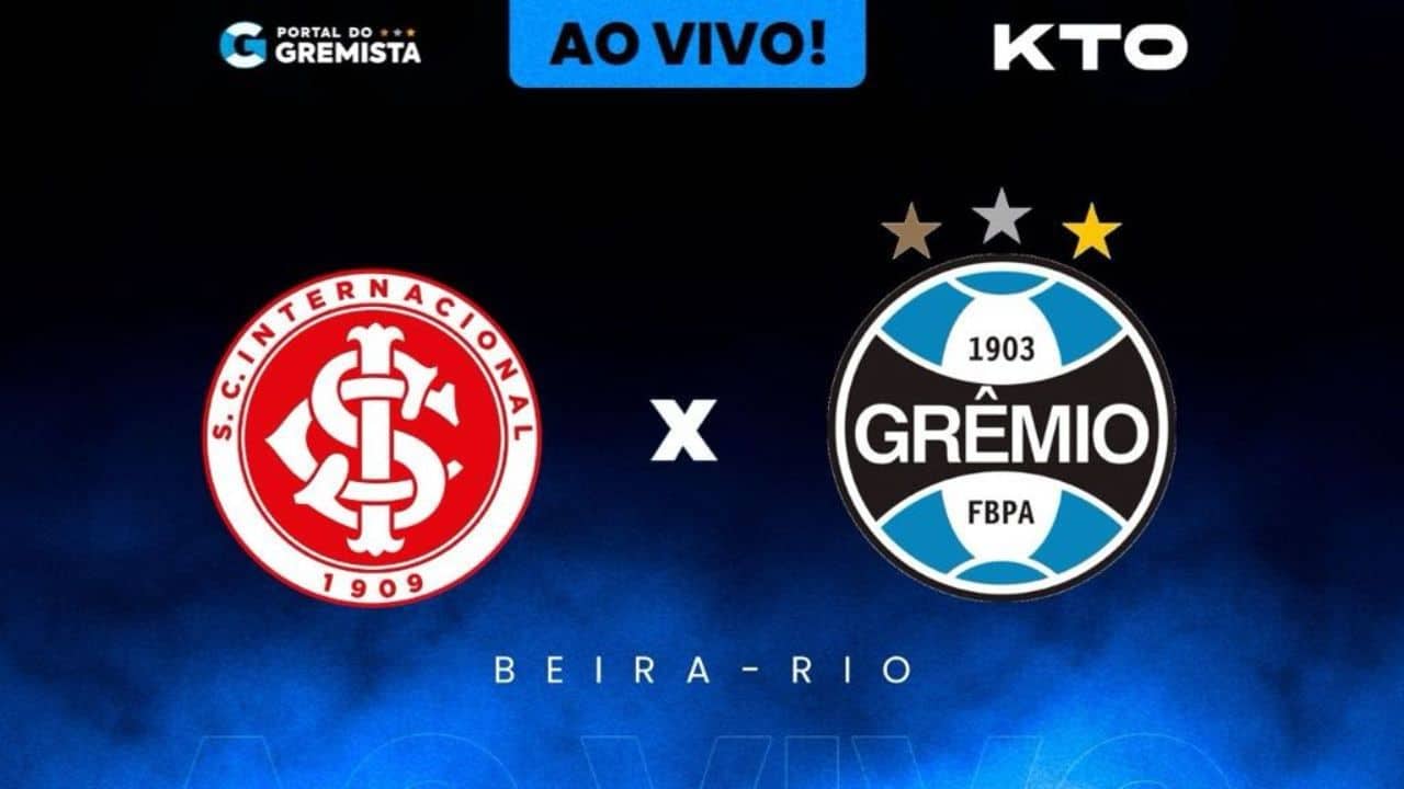 Acompanhe o GreNal ao vivo no Portal do Gremista