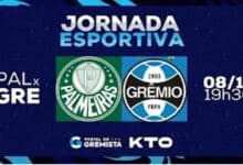 Acompanhe Palmeiras x Grêmio pelo Portal do Gremista e concorra a uma camisa