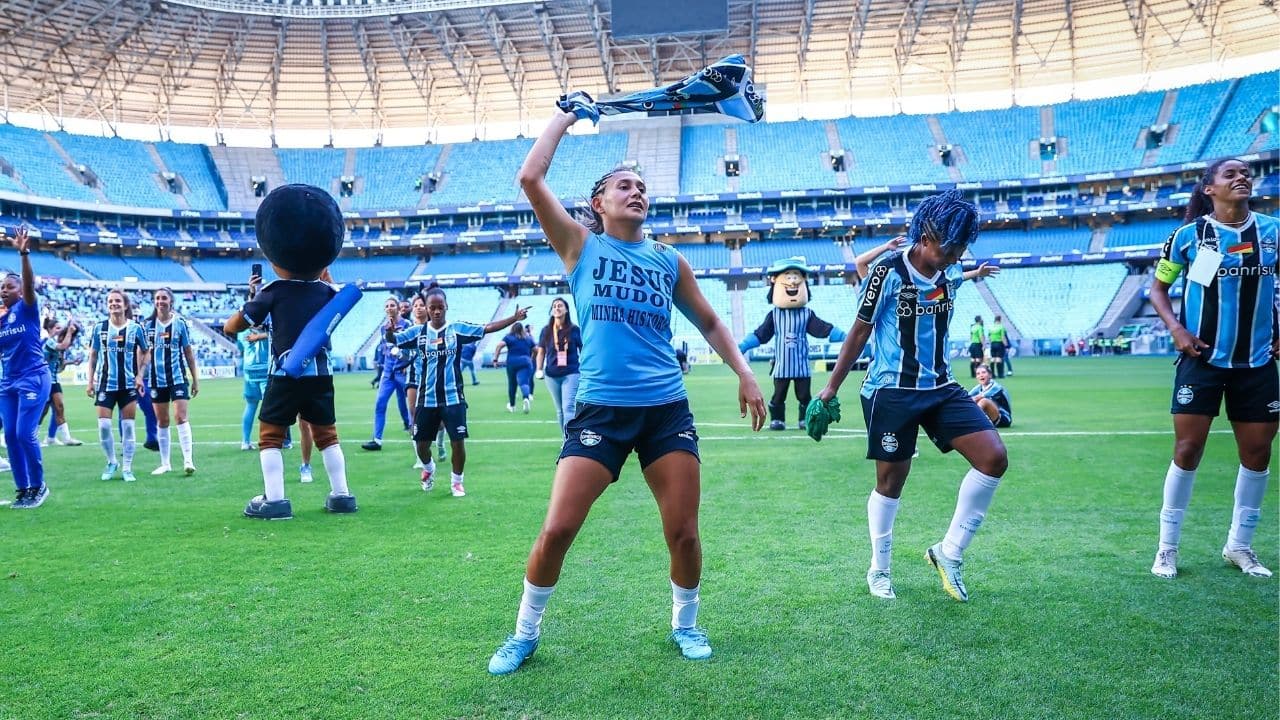 Gurias do Grêmio Gauchão Gisele