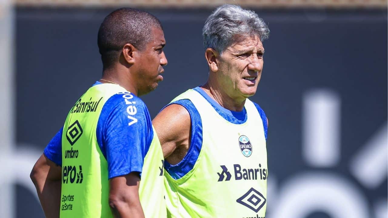 Treino do Grêmio Renato Portaluppi Grêmio x Juventude 