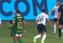 Villasanti cobra fair play de jogador do Palmeiras durante o jogo e é punido pelo juiz