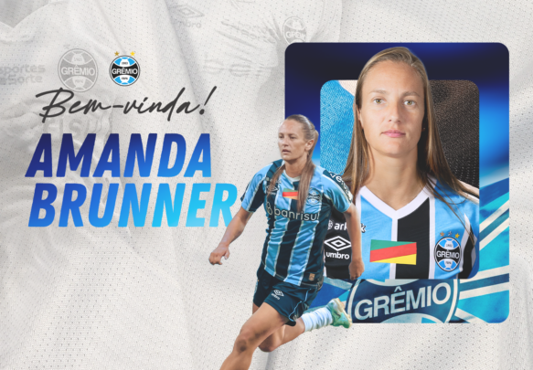 Jogadora Amanda Brunner do futebol feminino do Grêmio