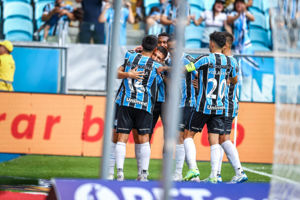 Gol do Grêmio contra o São Luiz