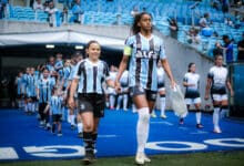 Tayla pela Supercopa contra o Corinthians