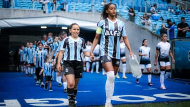 Tayla pela Supercopa contra o Corinthians