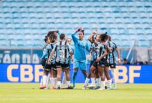 Gurias do Grêmio em campo