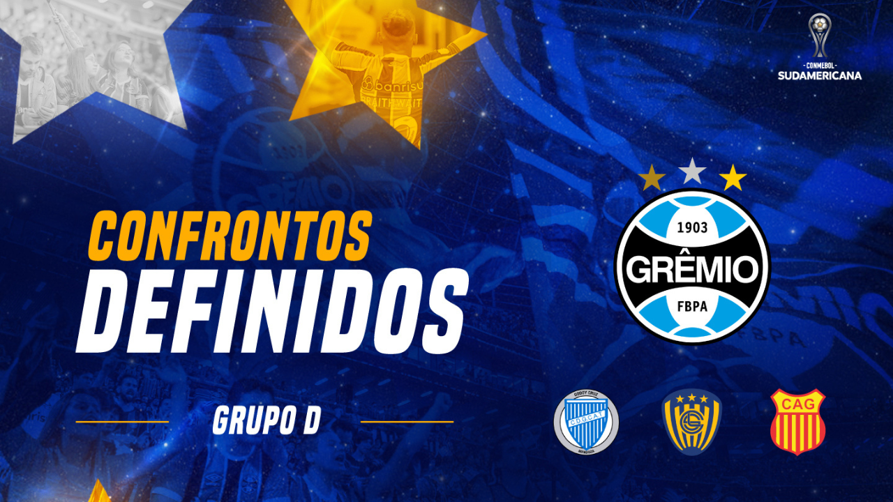 Grupo do Grêmio na Copa Sul-Americana 2025