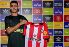 Atacante ex-Grêmio Gustavo Nunes, do Brentford