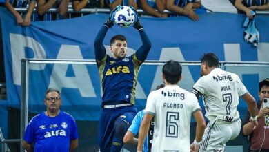 Goleiro Tiago Volpi x Atlético-MG - Brasileirão 2025