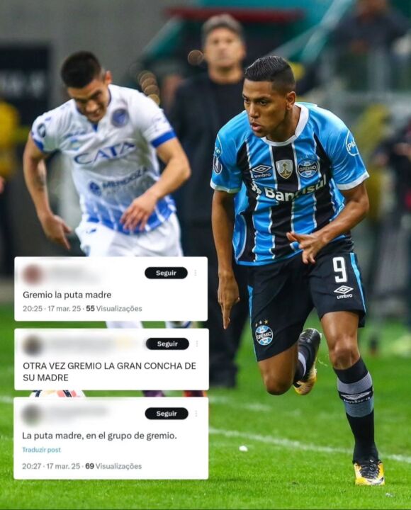 Torcedores do Godoy Cruz não gostaram de enfrentar o Grêmio na Sul-Americana