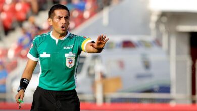 Árbitro Francisco Gilabert do jogo Godoy Cruz x Grêmio