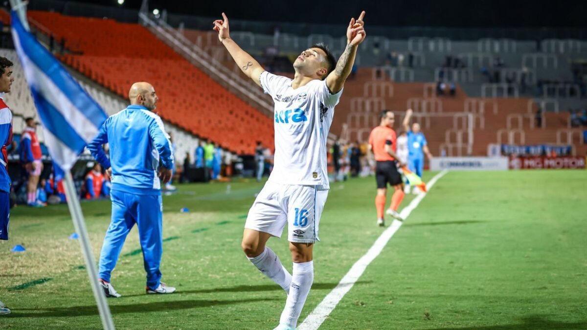 Godoy Cruz x Grêmio - Sul-Americana - Gol Aravena