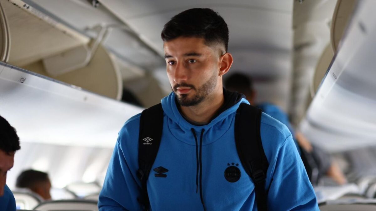 Villasanti na viagem - Grêmio x Godoy Cruz - Sul-Americana