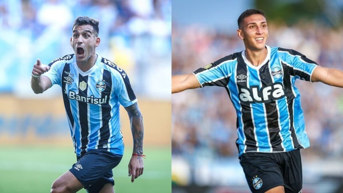 Monsalve e Cristaldo Grêmio