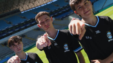 Grêmio Esports fez história no Fortnite e agora vai representar o Brasil no Mundial na França - Imagem: Reprodução / Redes Sociais Grêmio Esports