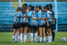 Atletas do Grêmio feminino - Mosqueteiras