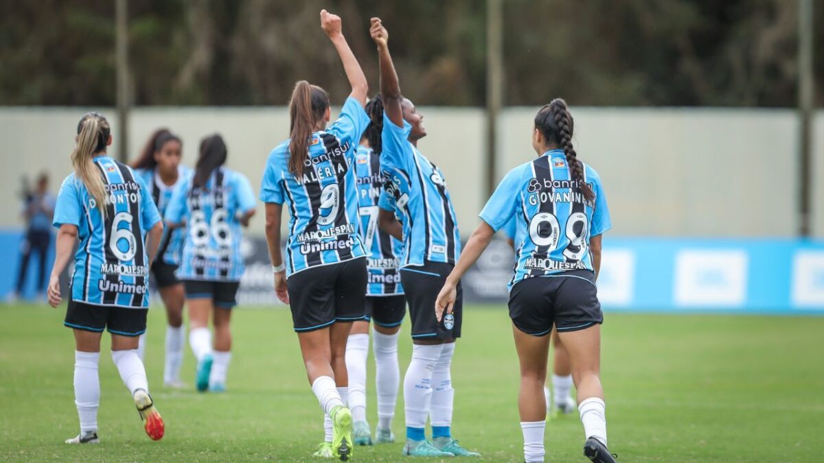 Jogadoras Grêmio feminino - Mosqueteiras