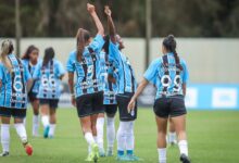 Jogadoras Grêmio feminino - Mosqueteiras