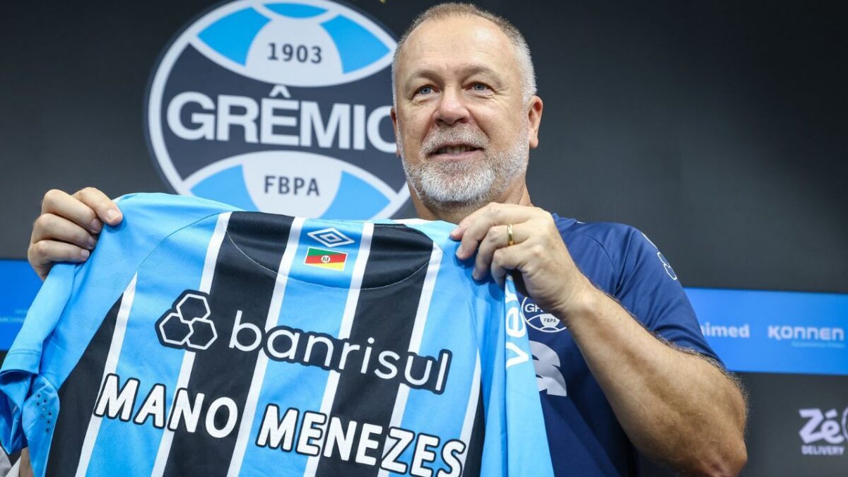 Mano Menezes apresentado no Grêmio