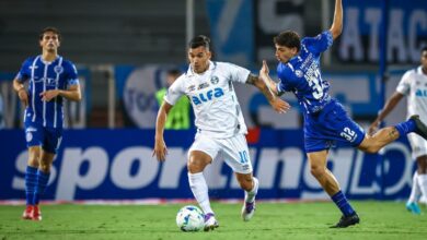 Cristaldo - Godoy Cruz x Grêmio - Sul-Americana