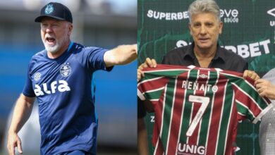 Mano Menezes e Renato Portaluppi