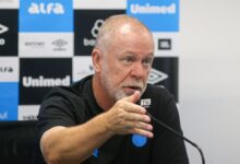 Mano Menezes após Grêmio x Santos