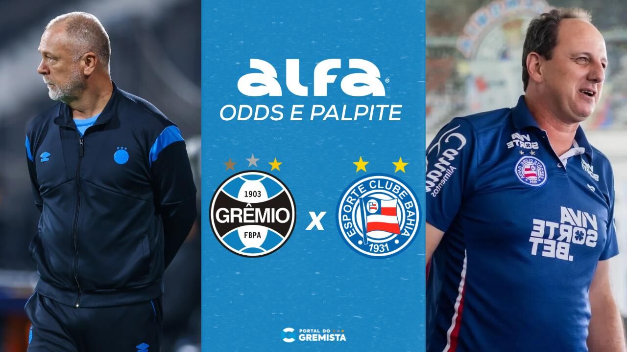 Aposte no Grêmio: Confira as Odds da Alfa Bet Contra o Bahia.