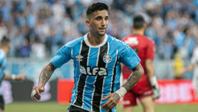 Cristian Olivera Grêmio x Santos