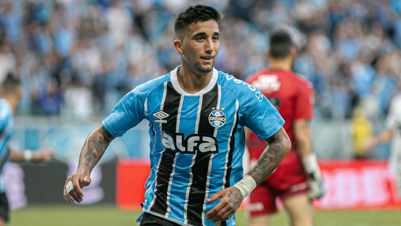 Cristian Olivera Grêmio x Santos