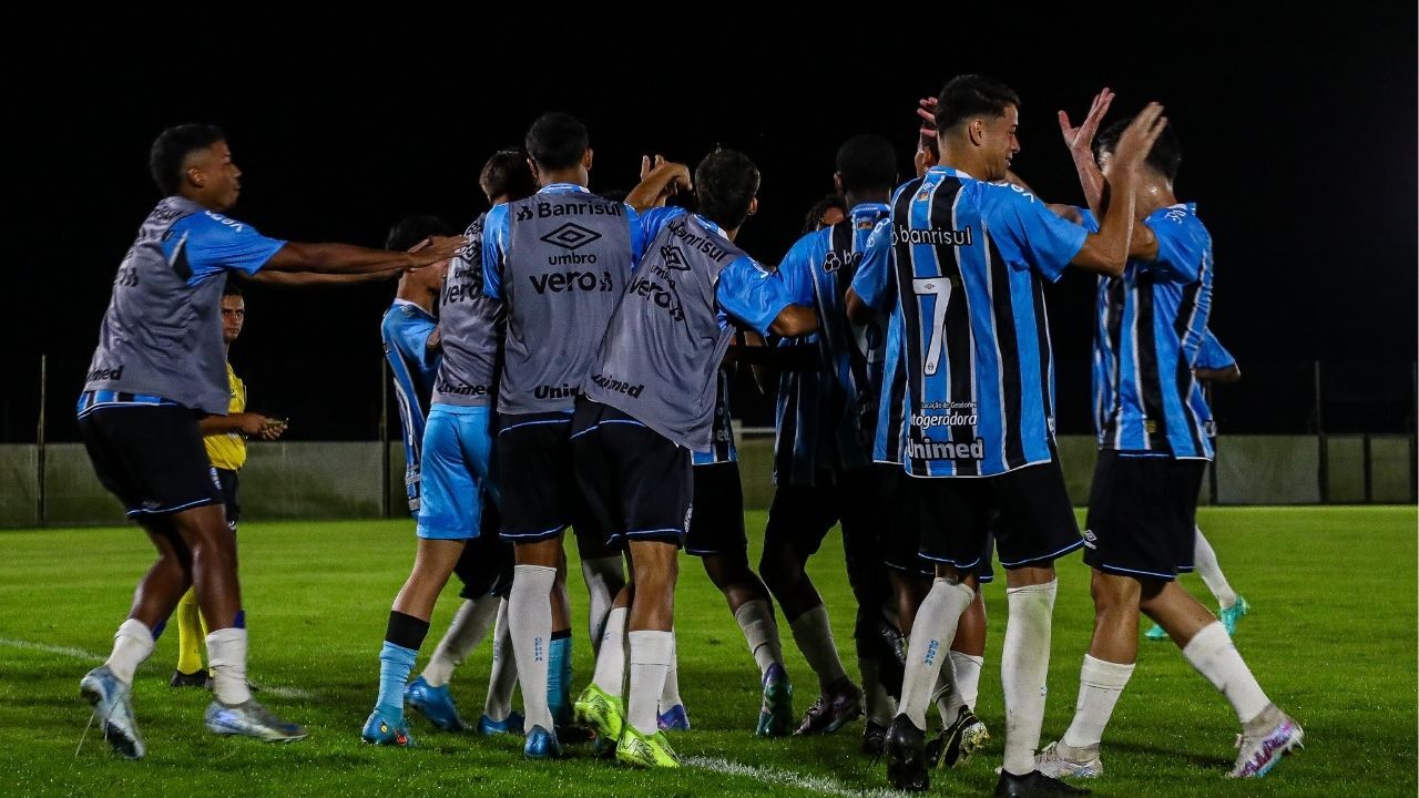 Com placar magro, Grêmio vence o Brasil-FAR pelo Gauchão Sub-20