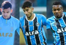 Cristaldo, Villasanti e Edenilson: Grêmio