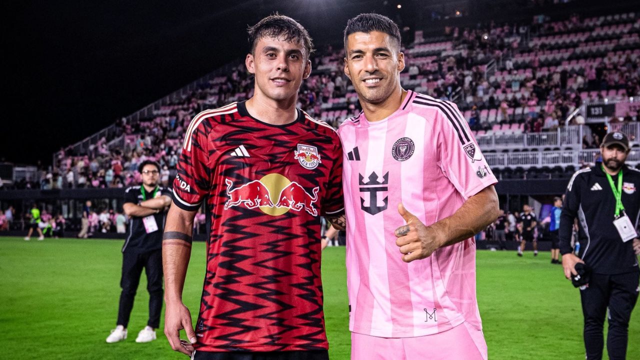 Felipe Carballo e Luiz Suárez, ex-Grêmio
