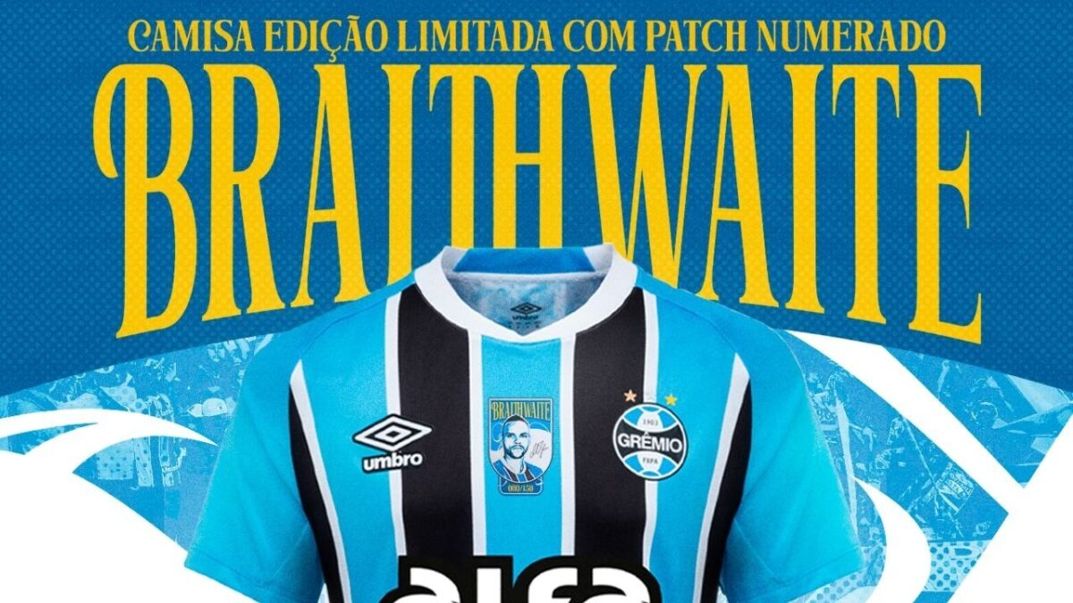 Grêmio - Camisa edição limitada Braithwaite