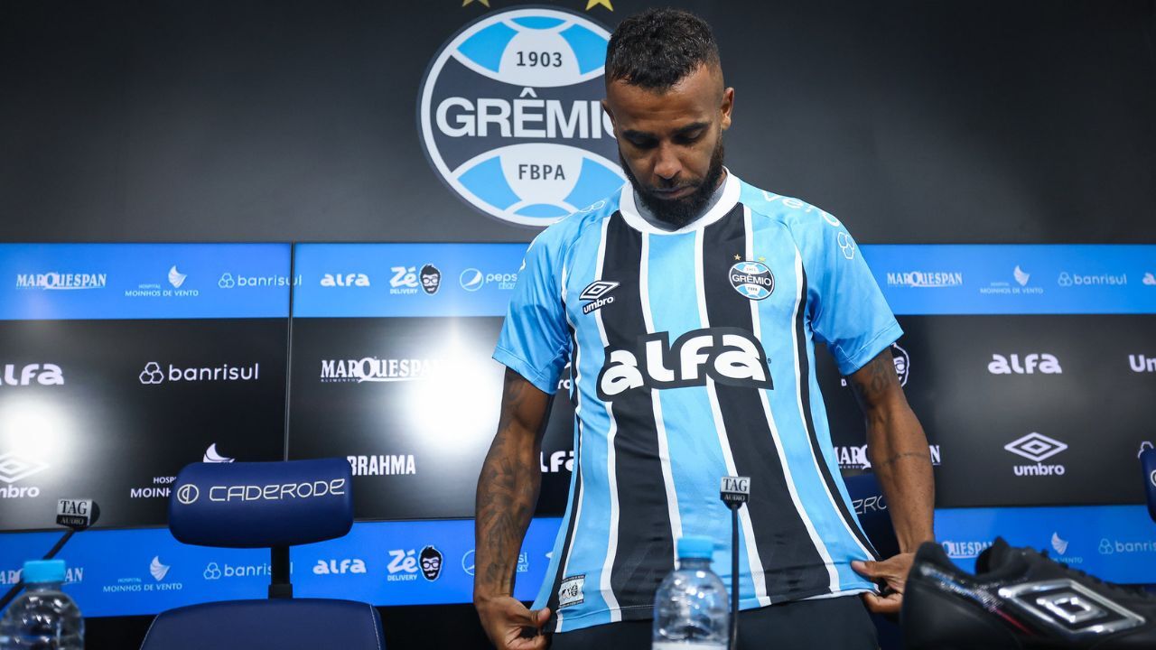 Apresentação de Alex Santana no Grêmio