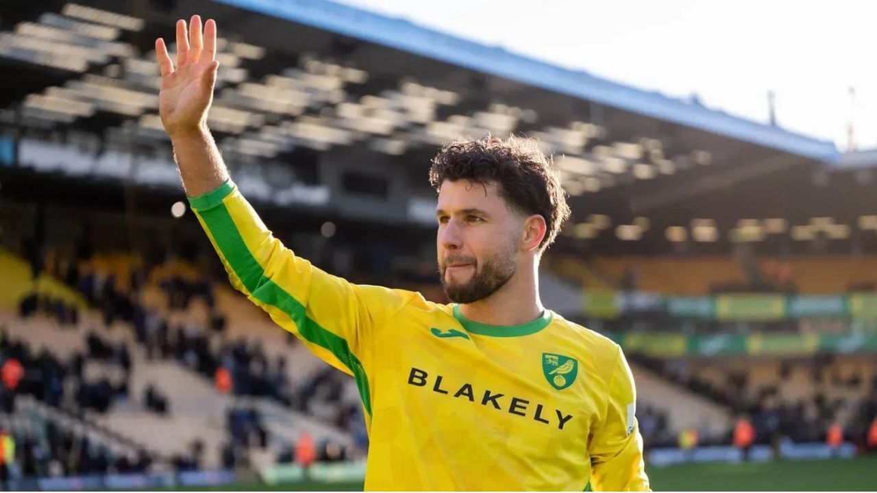 Oferecido ao Grêmio: a foto mostra o meia Emiliano Marcondes, pelo Norwich City, da segunda divisão da Inglaterra