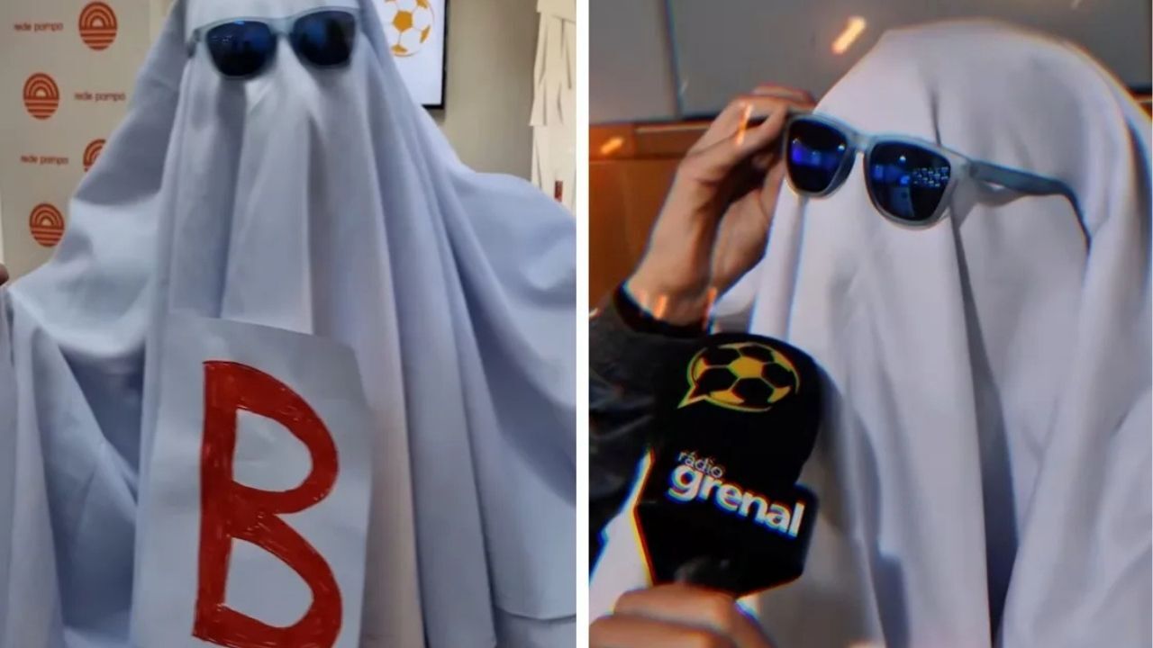 Jornalista do Grêmio Provoca Torcida do Inter ao se Vestir de Fantasma da Série B