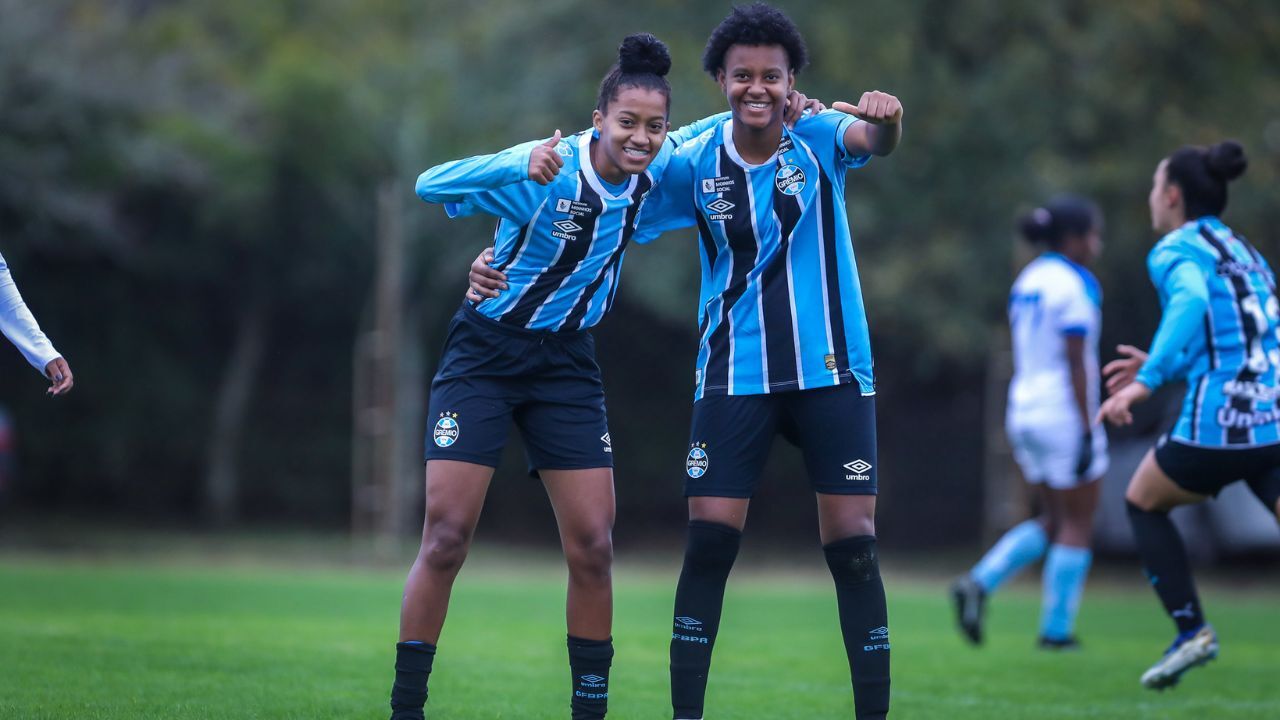 Grêmio impõe goleada avassaladora no Brasileirão Feminino Sub-20; confira.