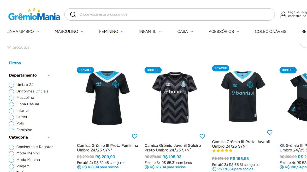 Site da GrêmioMania