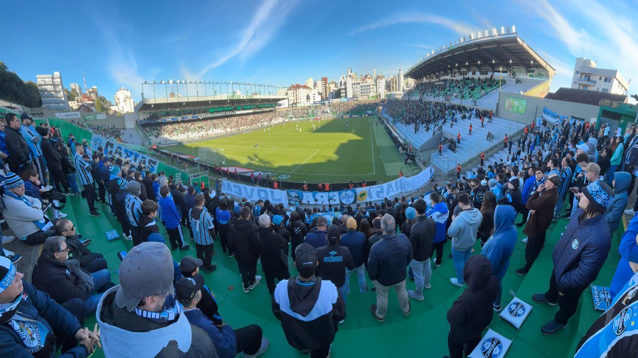 Torcida do Grêmio no Alfredo Jaconi