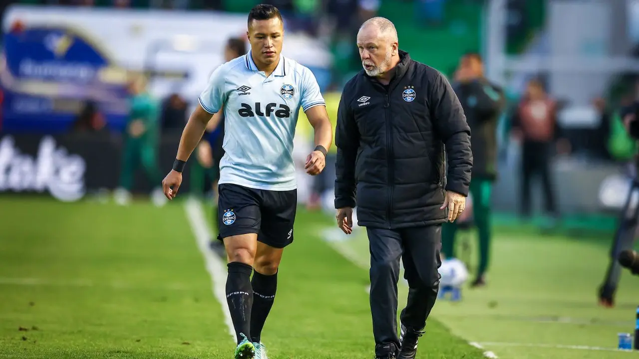 Mano Menezes e Marlon - Juventude 0x2 Grêmio