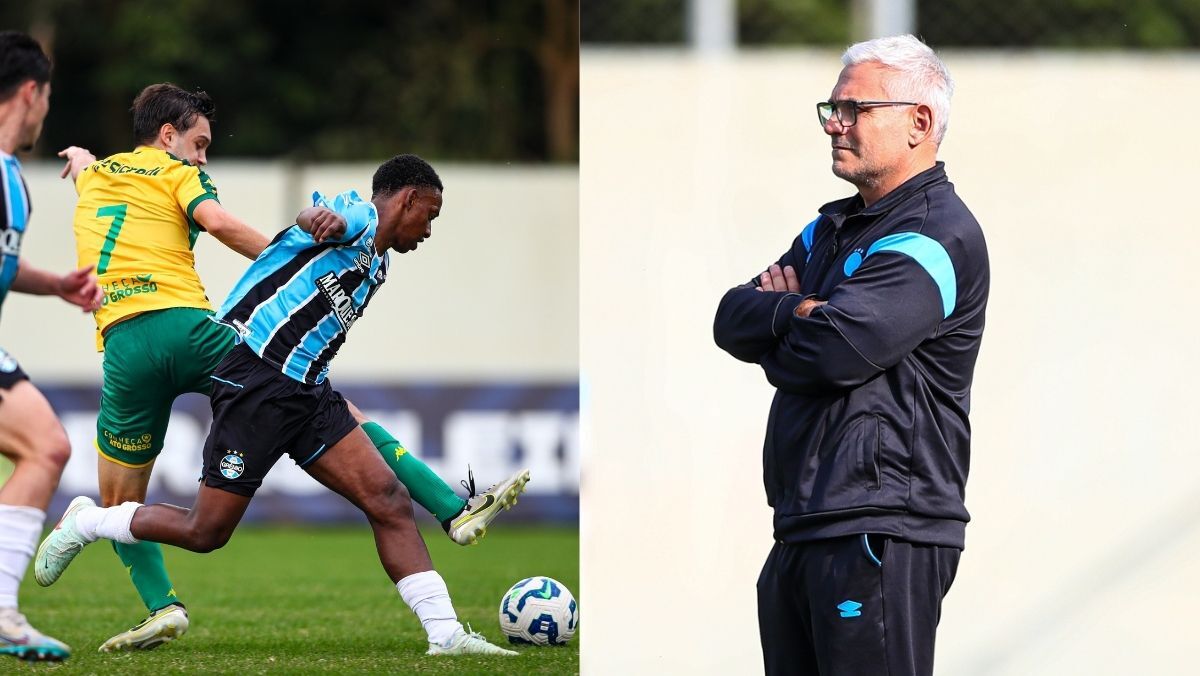 Caiu! Grêmio demite técnico do time sub-20