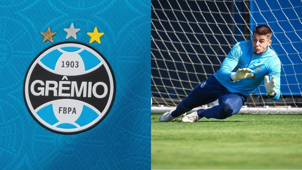 Goleiro do Grêmio se machuca durante treinamento